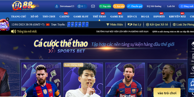 QH88 nhà cái đáng tin cậy cho cá cược thể thao